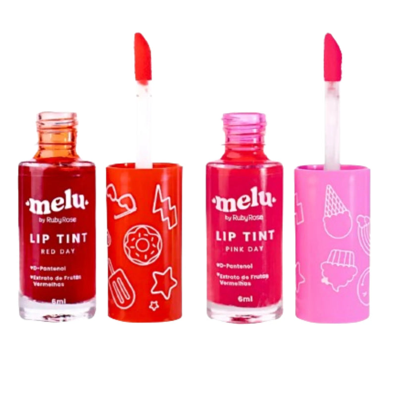 Lip Tint Melu Longa Duração Cores Pigmentadas Boca Hidratada