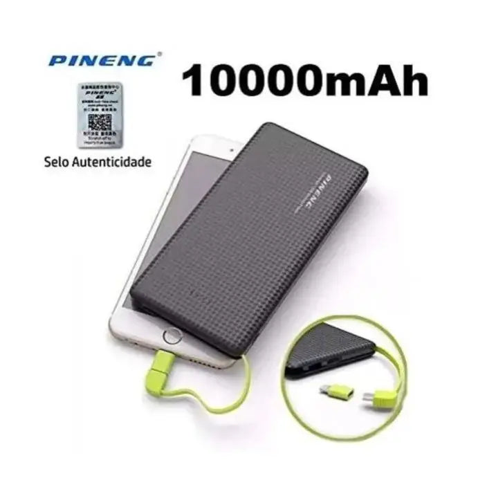 Carregador portátil POWERBANK 10.00Mah rápido