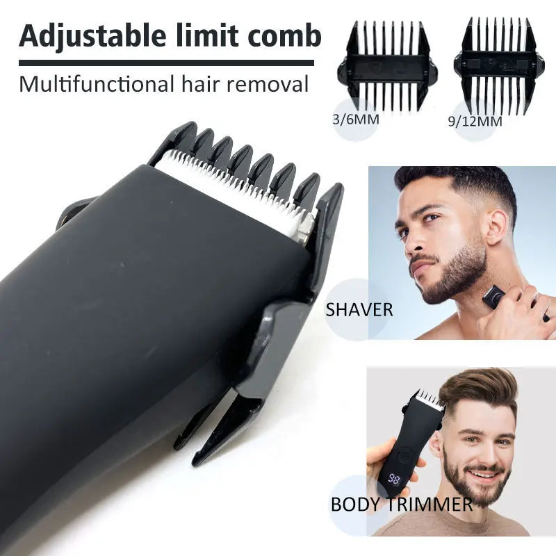 Aparador de pelos para homens Áreas íntimas Zonas Locais Depilador Barbeador elétrico Máquina de barbear para homem Barba Depilação Corte